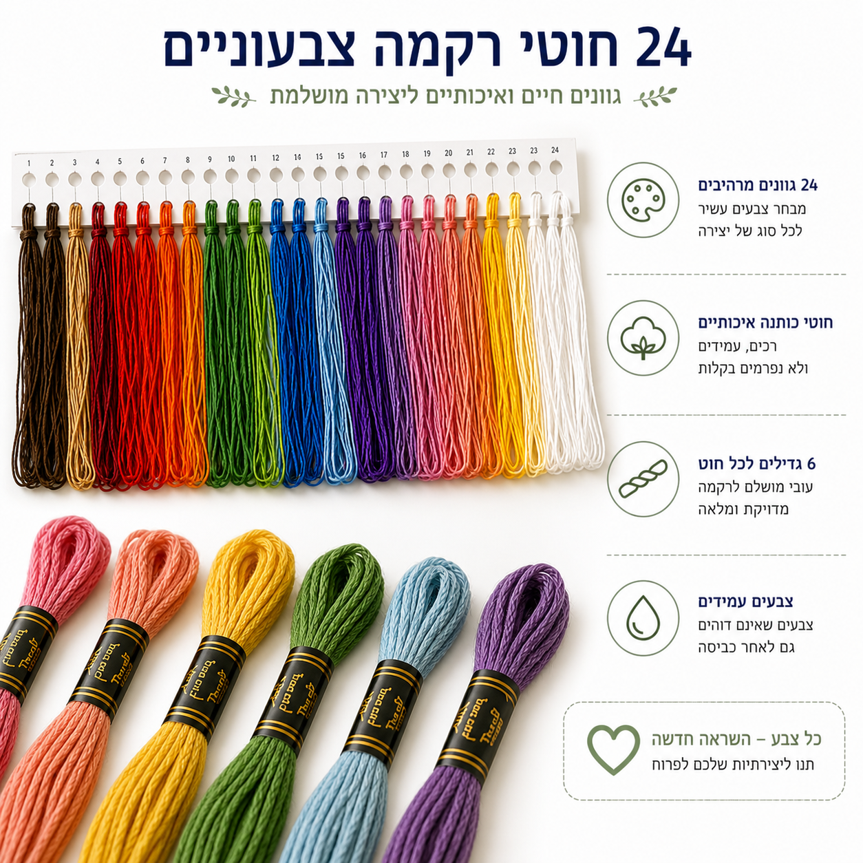 Learn Embroidery Stitch Sampler Book – הדרך הכי נעימה ללמוד רקמה, צעד אחר צעד, על בד אמיתי