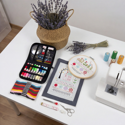 Learn Embroidery Stitch Sampler Book – הדרך הכי נעימה ללמוד רקמה, צעד אחר צעד, על בד אמיתי