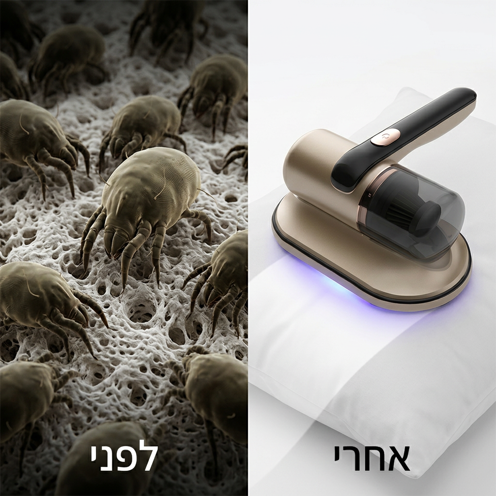 UV Mite: השואב האלחוטי שמחטא, שואב ומחזיר לכם לישון בשקט